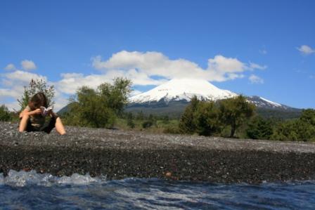 Britta und der Vulkan Osorno
